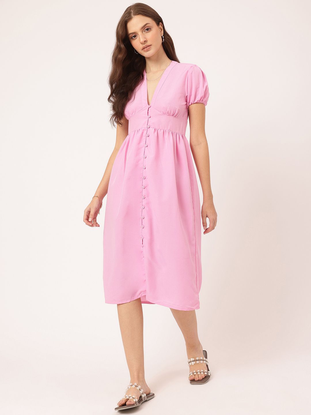 DressBerry Eclectic Essence Midi Empire Dress