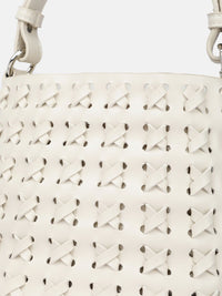 DressBerry Textured Structured Handheld Bag