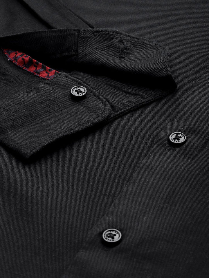 THE BEAR HOUSE Men Slim Fit Opaque Casual Shirt