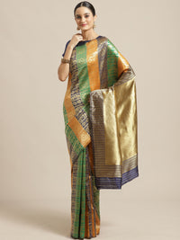 Saree mall Multicoloured Woven Design Banarasi Saree