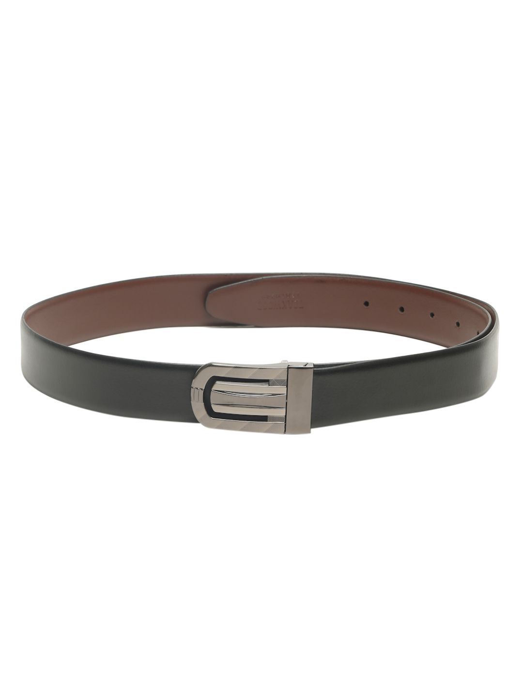 Teakwood Leathers Men Leather Reversible Formal Belt