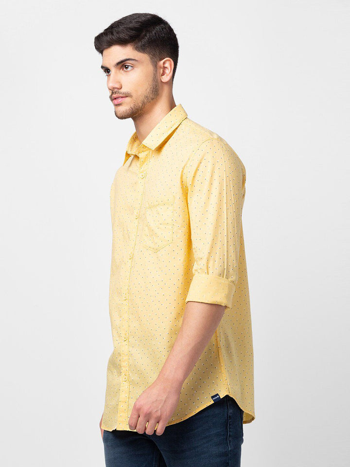 SPYKAR Men Printed Cotton Casual Shirt