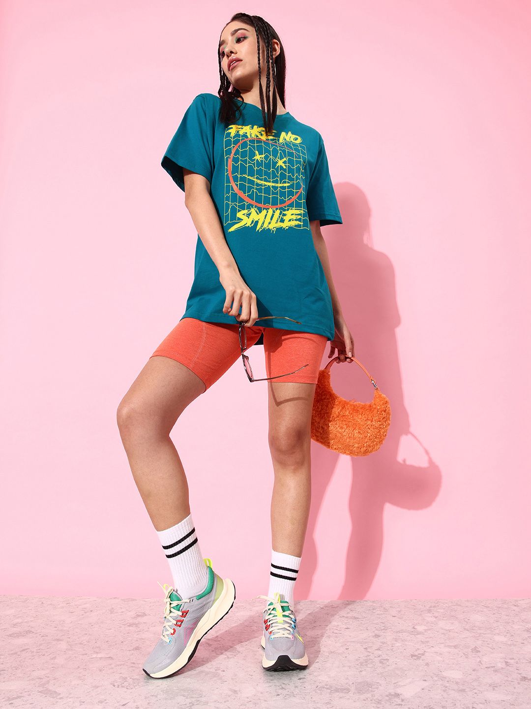 DILLINGER Pure Cotton Printed Oversized T-shirt