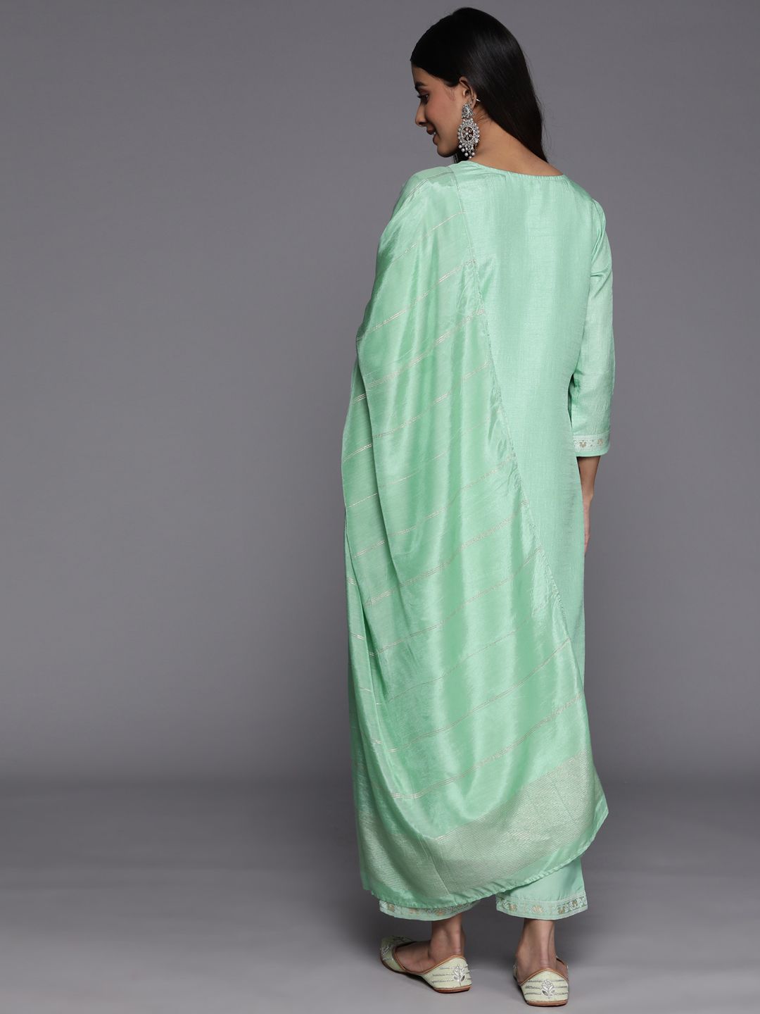 Libas Women Ethnic Motifs Kurta With Trousers & With Dupatta