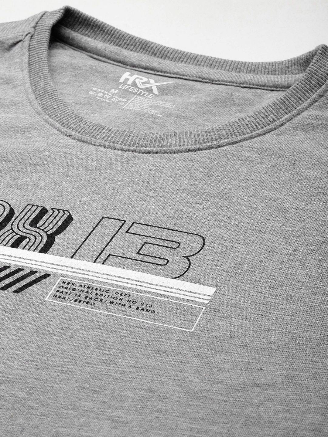 HRX by Hrithik Roshan Brand Logo Printed Round-Neck Sweatshirt