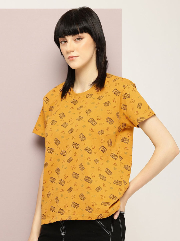 DILLINGER Printed Pure Super Combed Cotton Boxy T-shirt