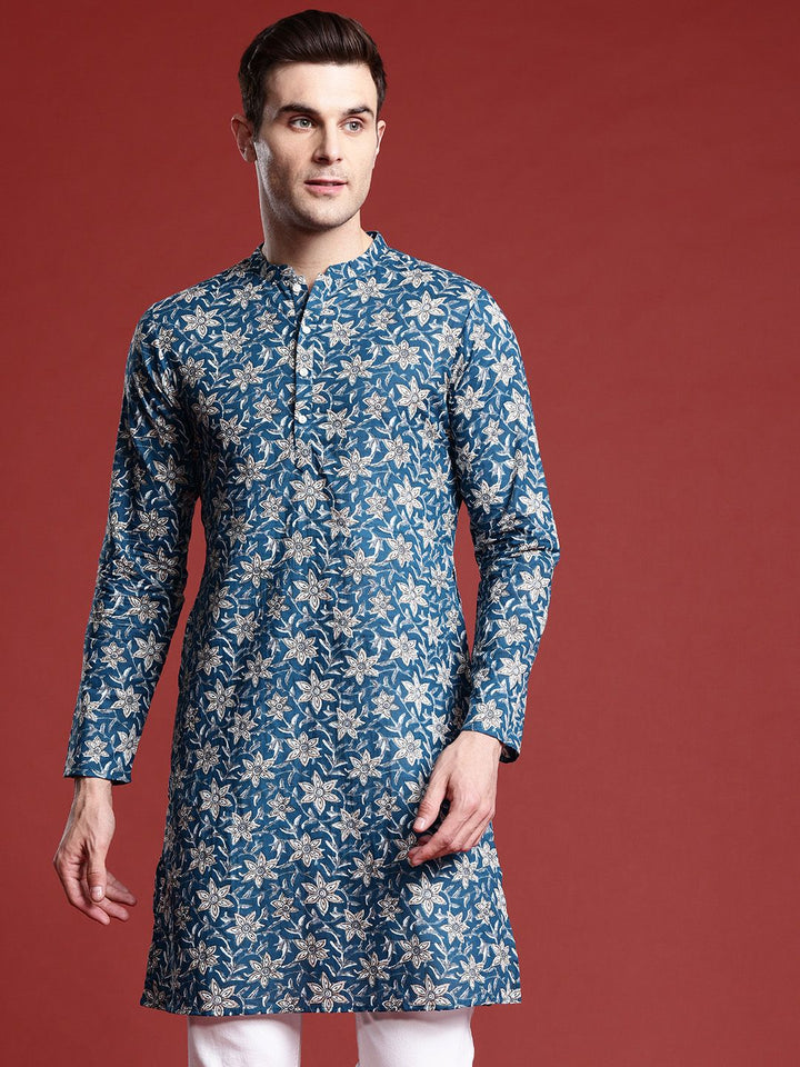 Anouk Men Ethnic Motifs Printed Pure Cotton Kurta