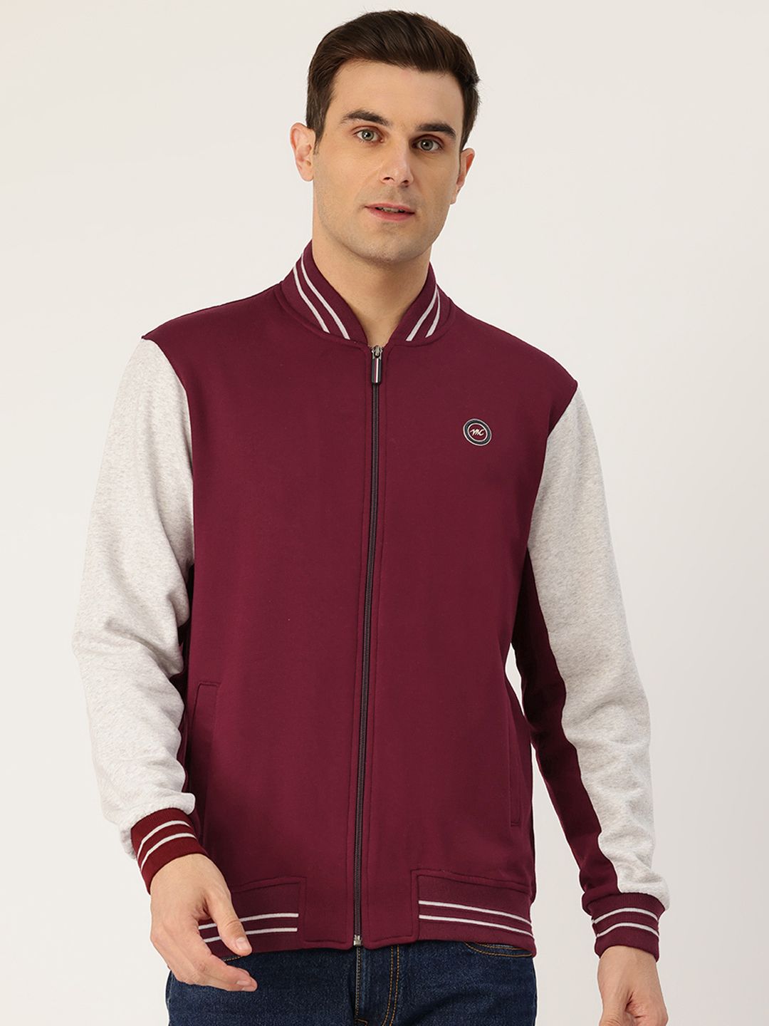 Monte Carlo Cotton Rich Colourblocked Sweatshirt