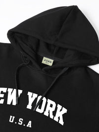 ADRO Men Printed Hooded Sweatshirt