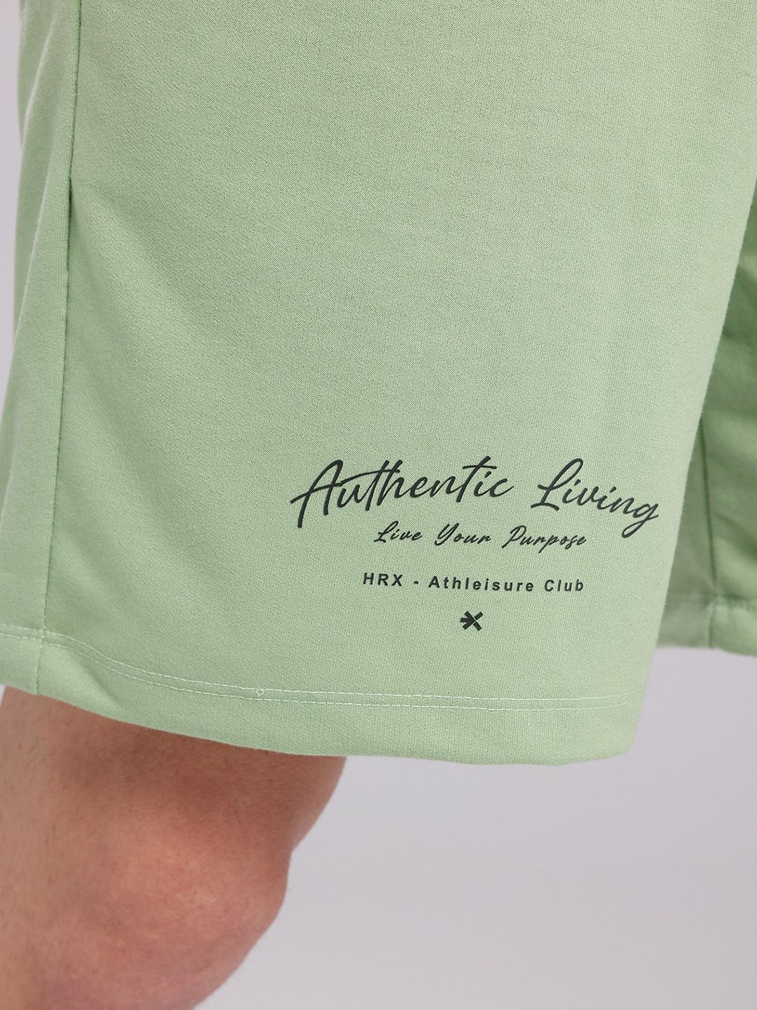 HRX by Hrithik Roshan Men Brand Logo Printed Mid-Rise Lifestyle Shorts