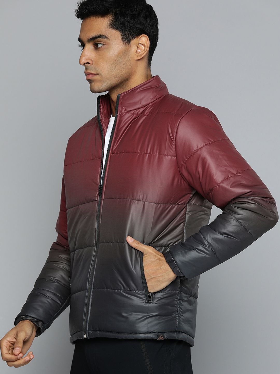 HRX by Hrithik Roshan Rapid-Dry Ombre Outdoor Sporty Jacket
