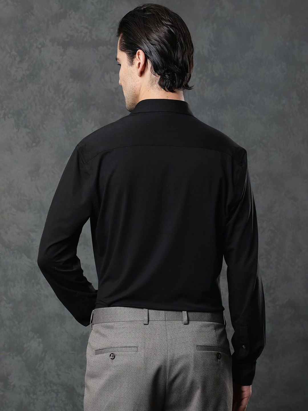 RARE RABBIT Men Solid Comfort Opaque Casual Shirt