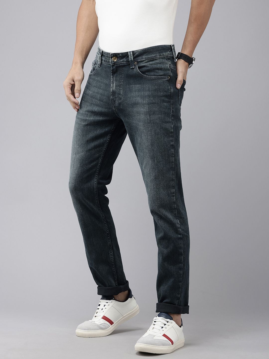 SPYKAR Men Ricardo Comfort Fit Light Fade Stretchable Jeans