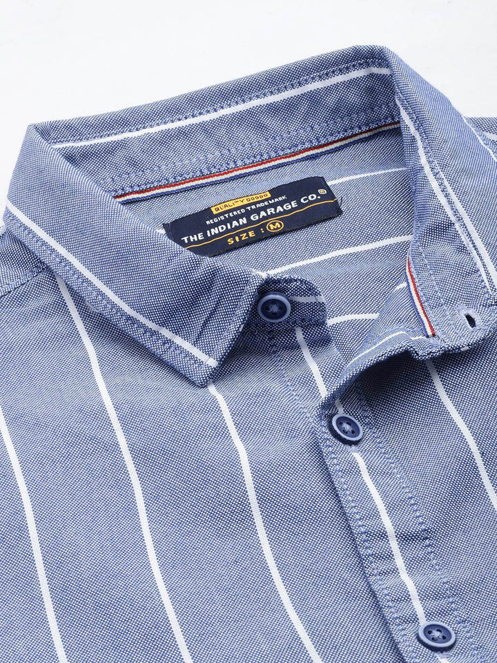 The Indian Garage Co Men Striped Casual Shirt