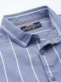 The Indian Garage Co Men Striped Casual Shirt