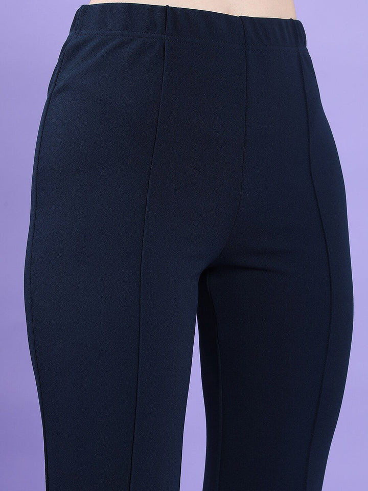 CHIC BY TOKYO TALKIES Women High-Rise Pleated Trousers