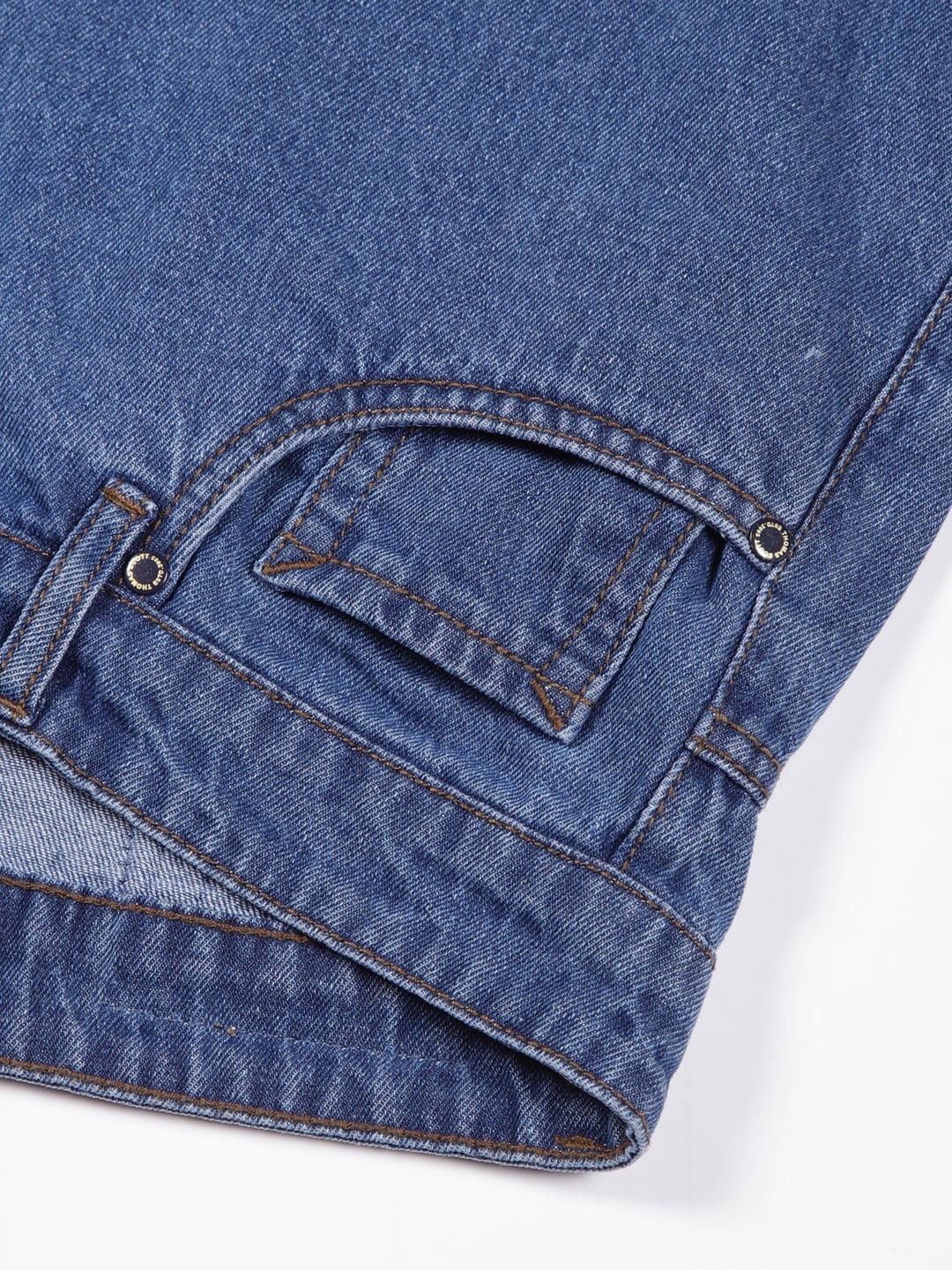 Thomas Scott Men Smart Baggy Fit Cotton Jeans