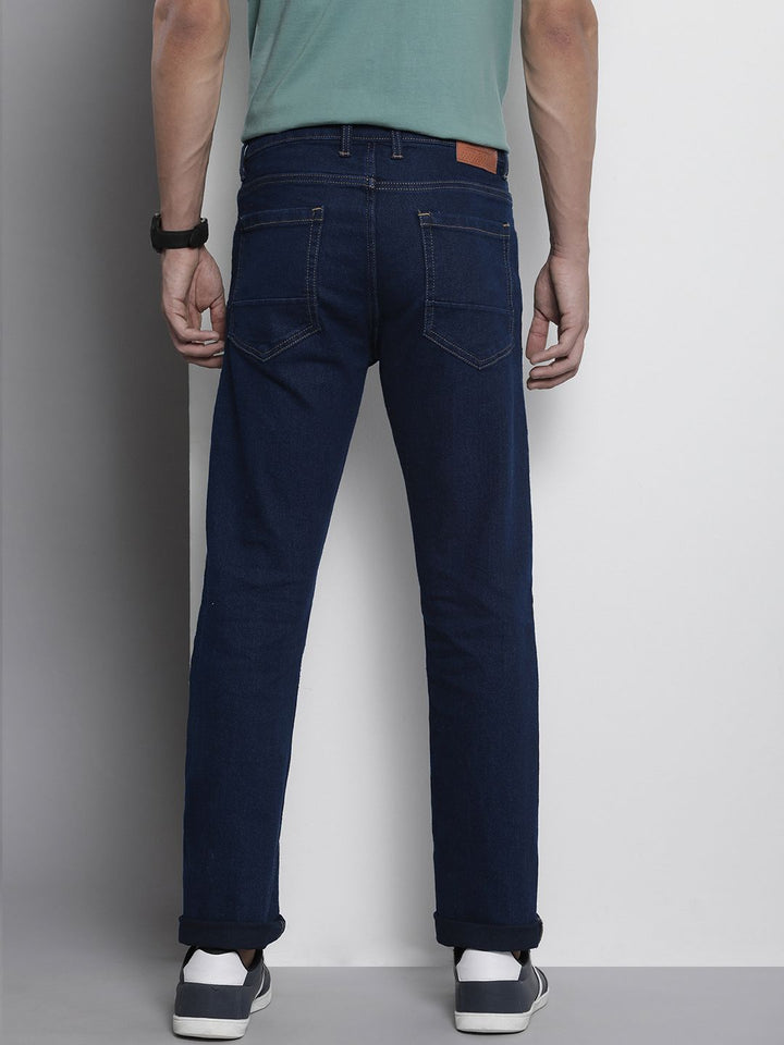 The Indian Garage Co Men Slim Straight Fit Stretchable Jeans