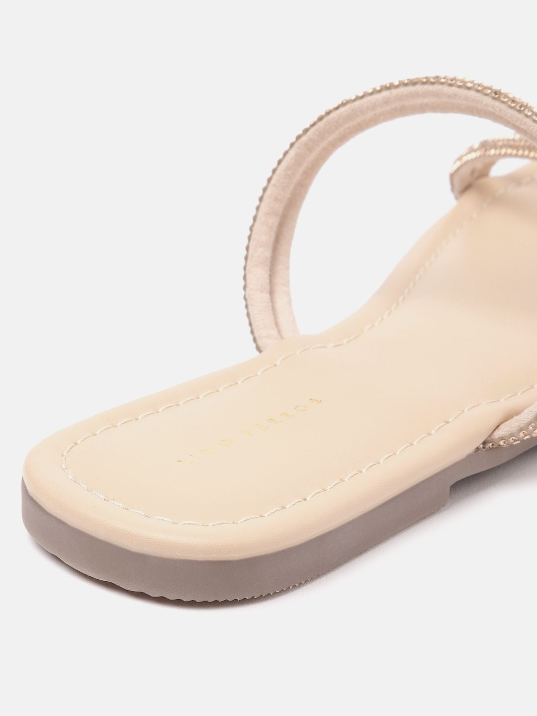 Lino Perros Women Embellished One Toe Flats