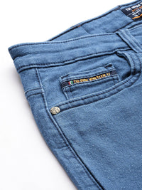 The Indian Garage Co Slim Fit Light Fade Printed Stretchable Jeans
