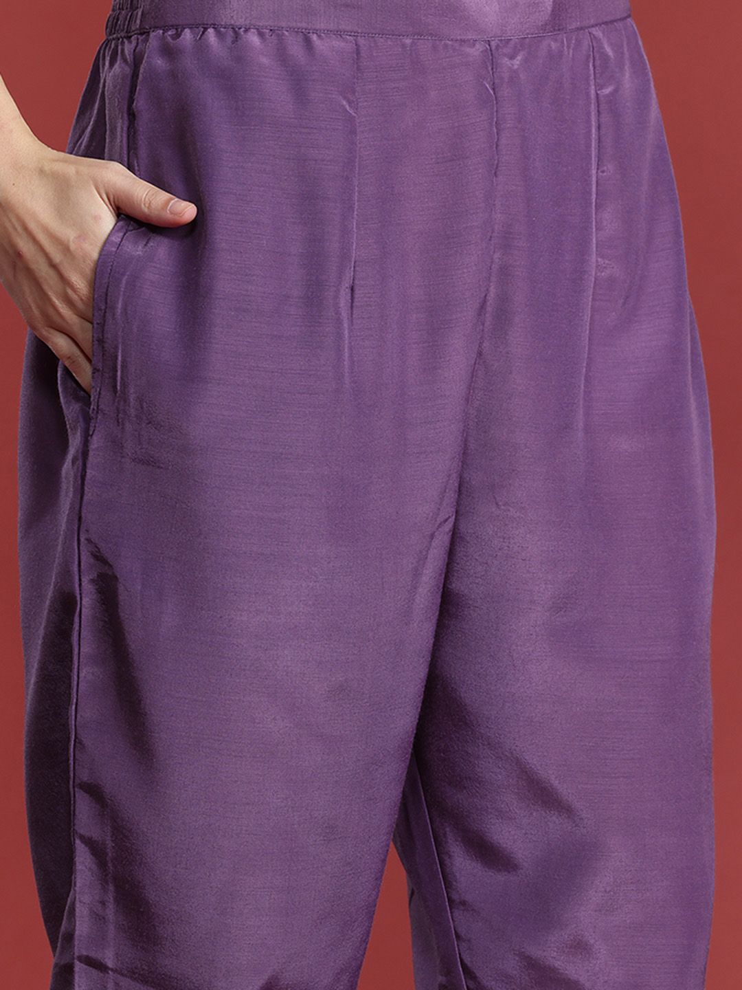 Indo Era Women Ethnic Motifs Embroidered Sequinned Kurta with Trousers & Dupatta