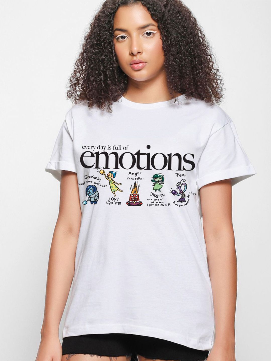 Bewakoof Typography Printed Round Neck Pure Cotton Relaxed Fit T-shirt