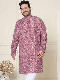 SOJANYA PLUS Geometric Printed Cotton Kurta