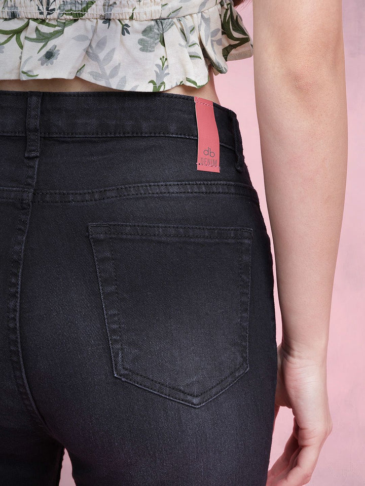 DressBerry Women Mid-Rise Stretchable Bootcut Jeans