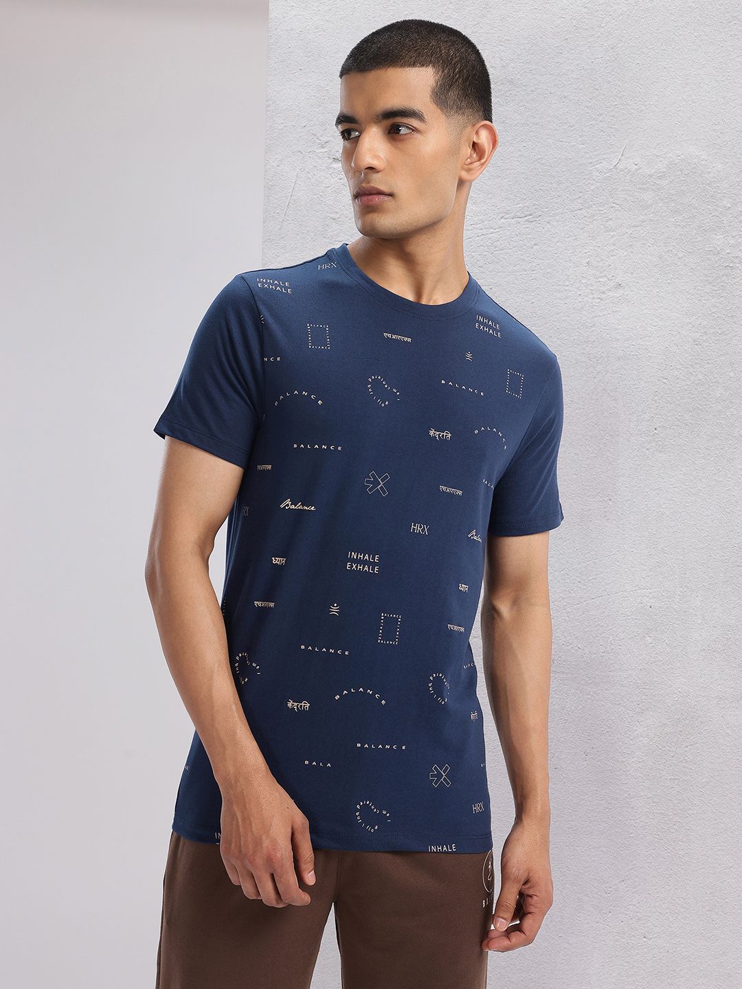 HRX by Hrithik Roshan Printed Yoga T-shirt