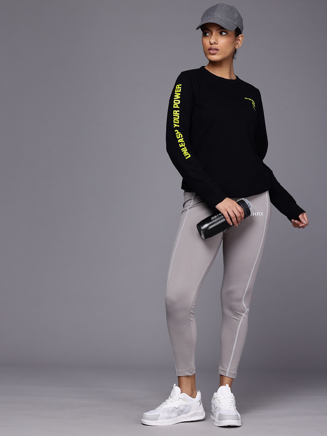 HRX by Hrithik Roshan SCULPTFLEX Printed Training Sweatshirt