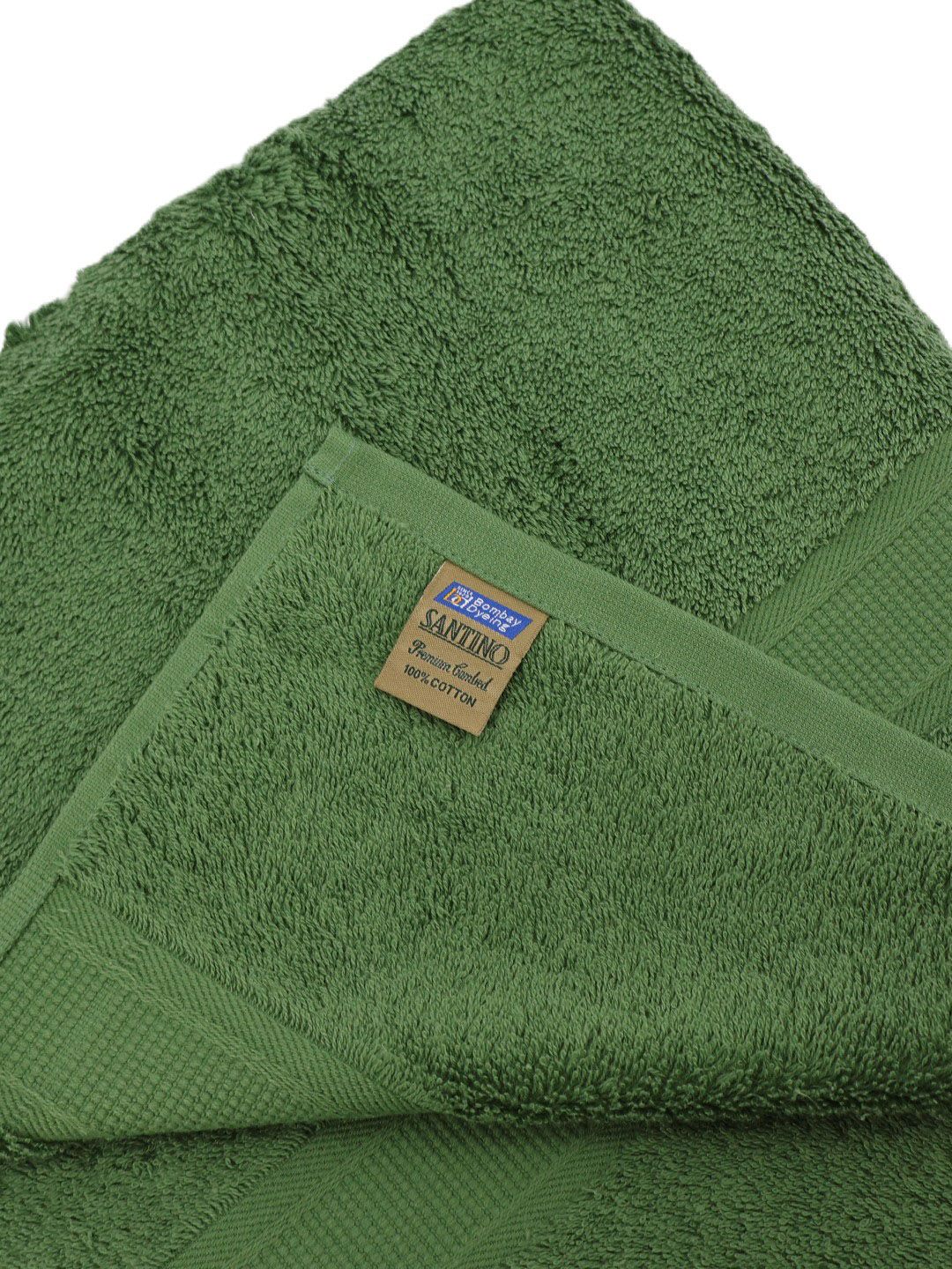 BOMBAY DYEING Olive Pure Cotton 550 GSM Bath Towel