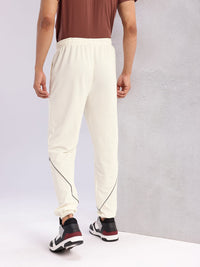 HRX by Hrithik Roshan Men Contrast Piping Mid-Rise Lifestyle Joggers