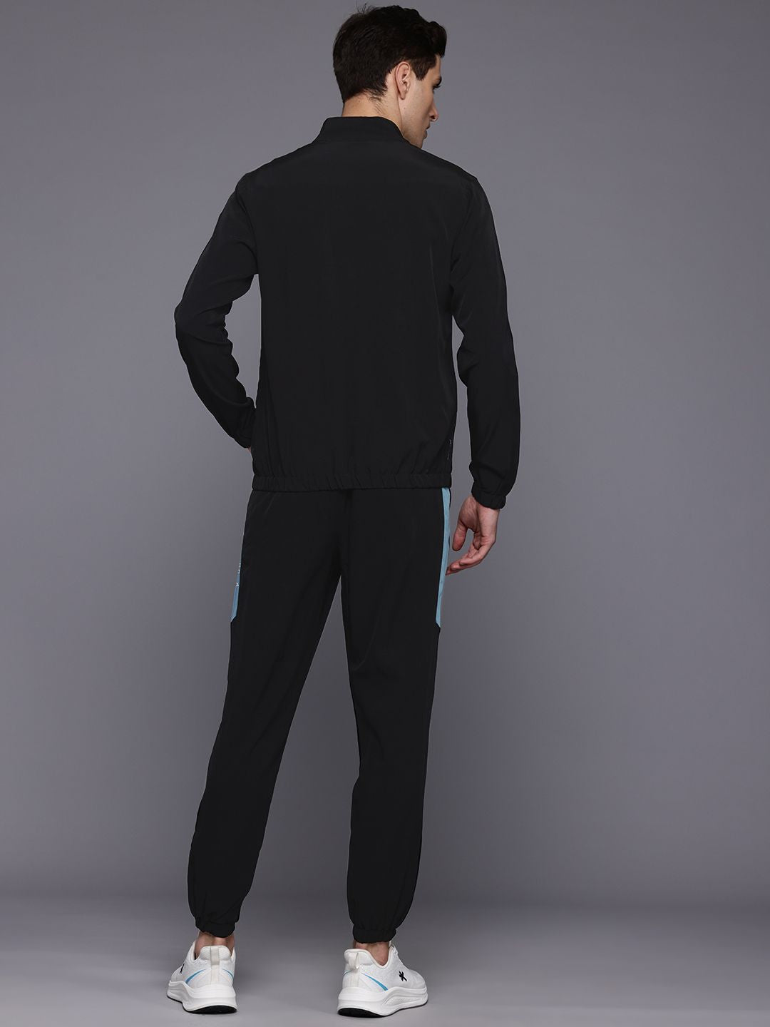 HRX by Hrithik Roshan Striped Rapid-Dry Running Tracksuit