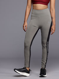 HRX by Hrithik Roshan Women Run On Cloudstrail Colorblocked Rapid Dry Running Tights