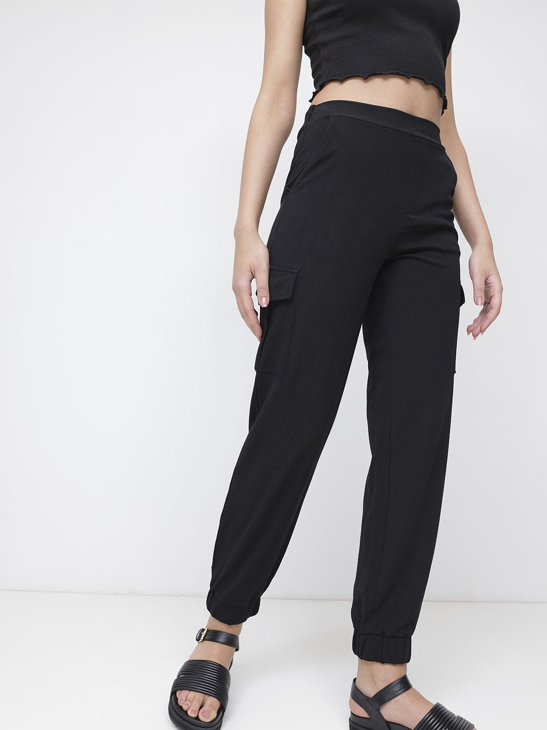DressBerry Women Utilitarian Chic Joggers