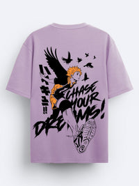 ADRO Men Typography V-Neck Applique T-shirt