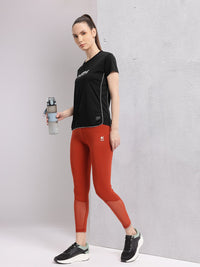 HRX by Hrithik Roshan Brand Logo Printed Rapid-Dry Training T-shirt