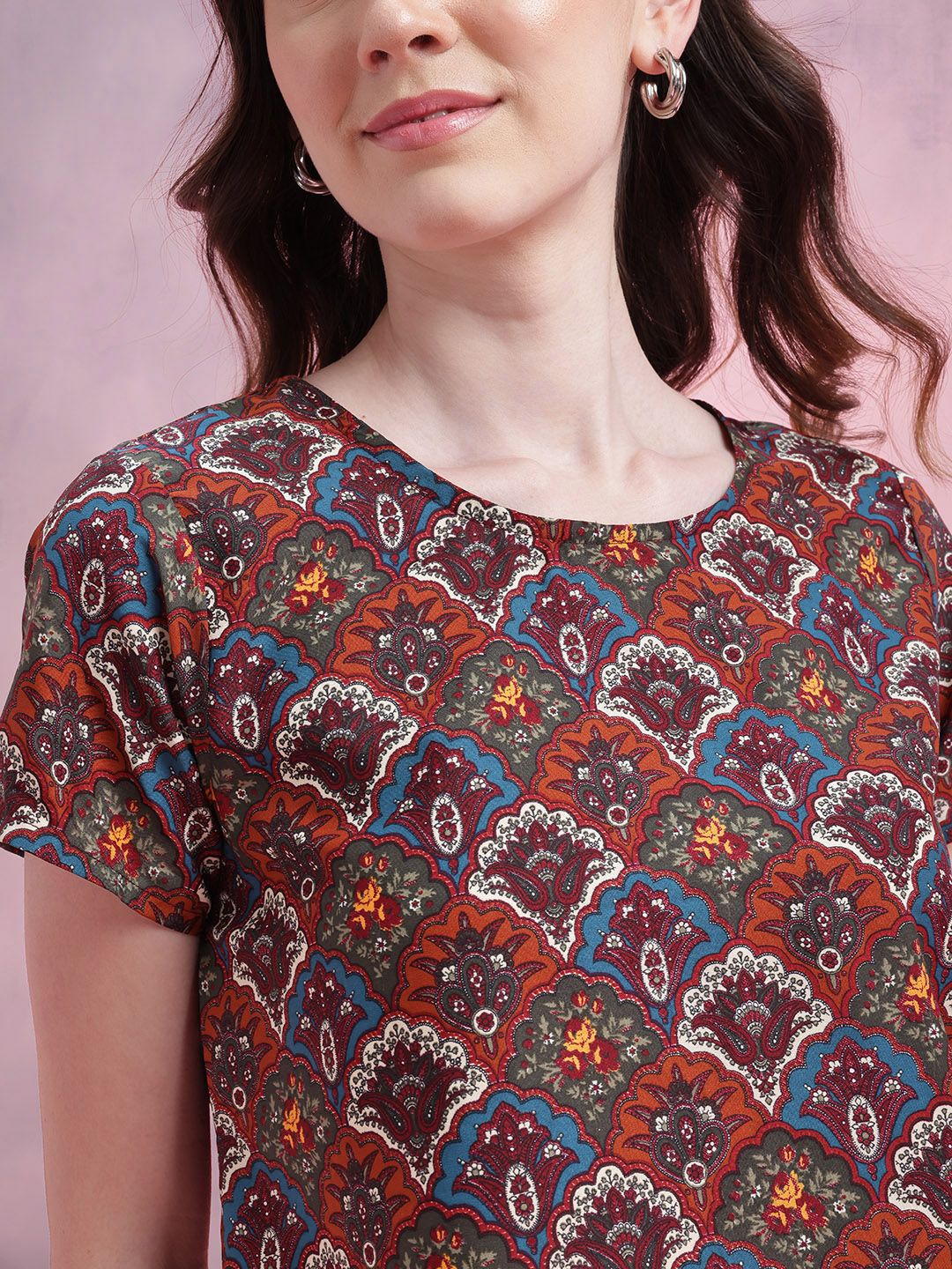 DressBerry Ethnic Printed Top