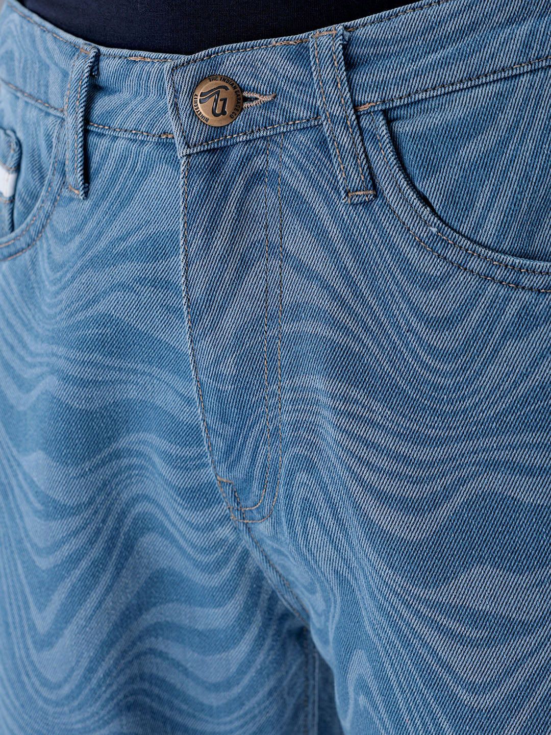 The Indian Garage Co Men Mid-Rise Loose Baggy Fit Stretchable Jeans