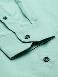 The Indian Garage Co. X Luxe Men Solid Slim Fit Opaque Formal Shirt