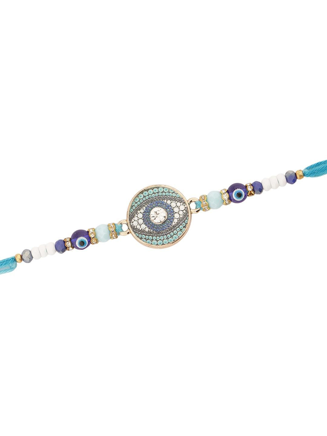 Voylla Guardian Evil Eye Beaded Thread Rakhi