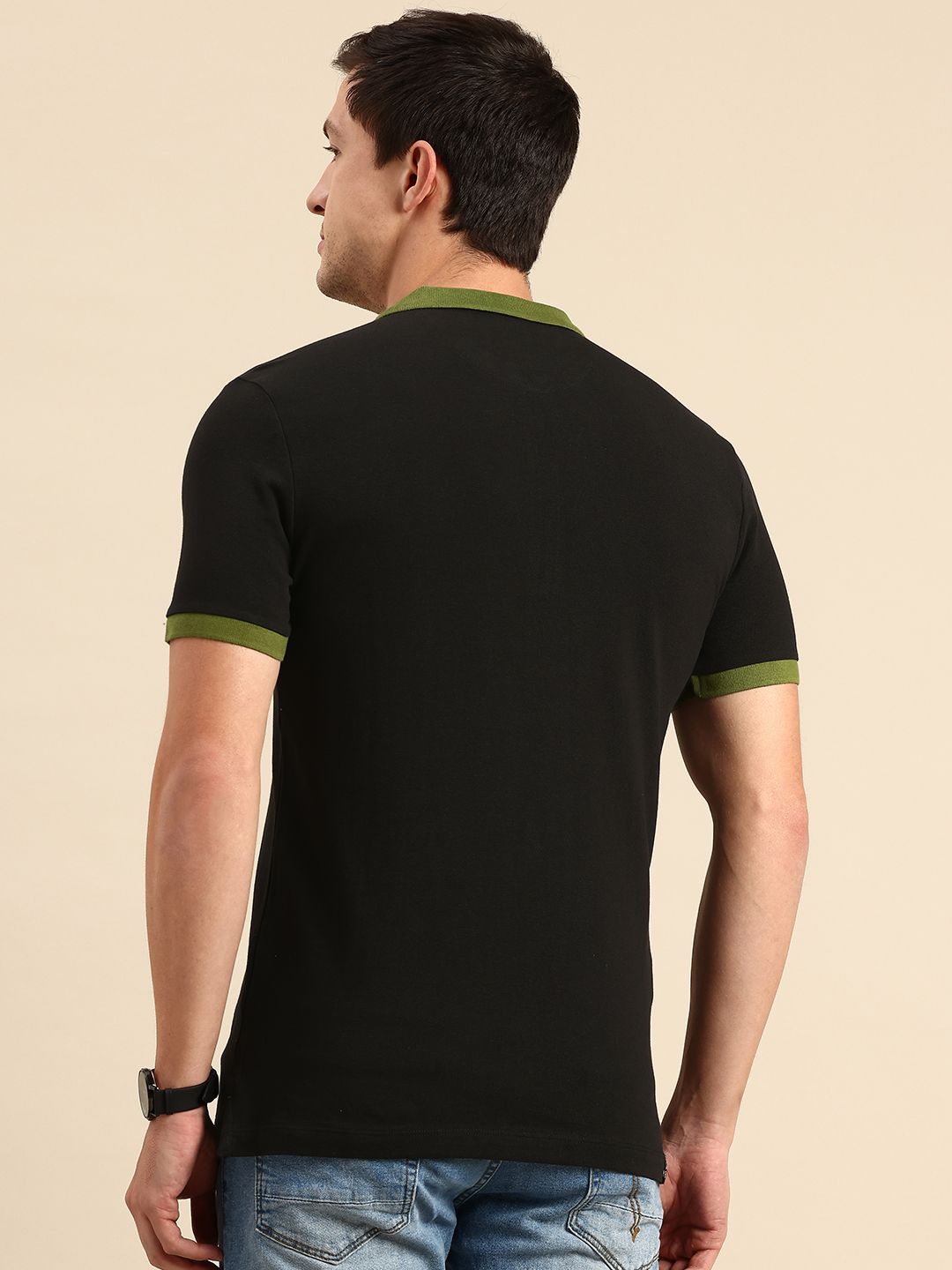 Being Human Pure Cotton Polo Collar Casual T-shirt