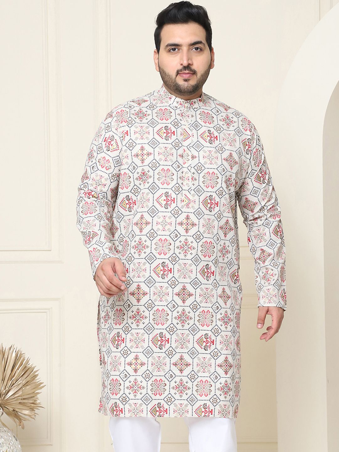 SOJANYA PLUS Ethnic Motifs Printed Kurta