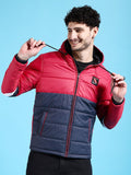 The Indian Garage Co Men Colourblock Regular Fit Puffer Jacket