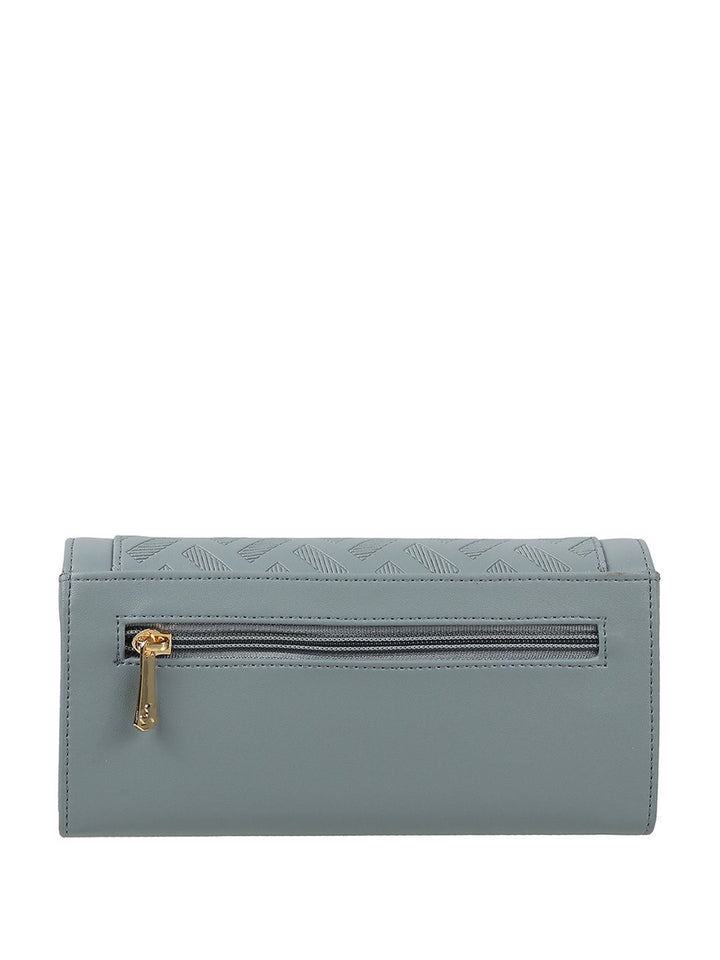 Mochi Women Geometric Textured Envelope Wallet