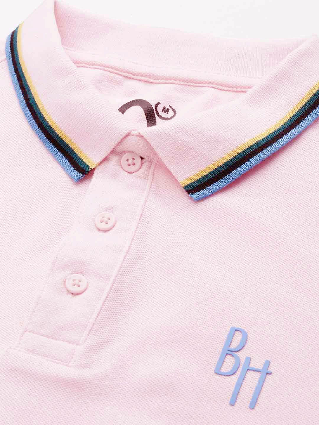 Being Human Polo Collar Pure Cotton T-shirt