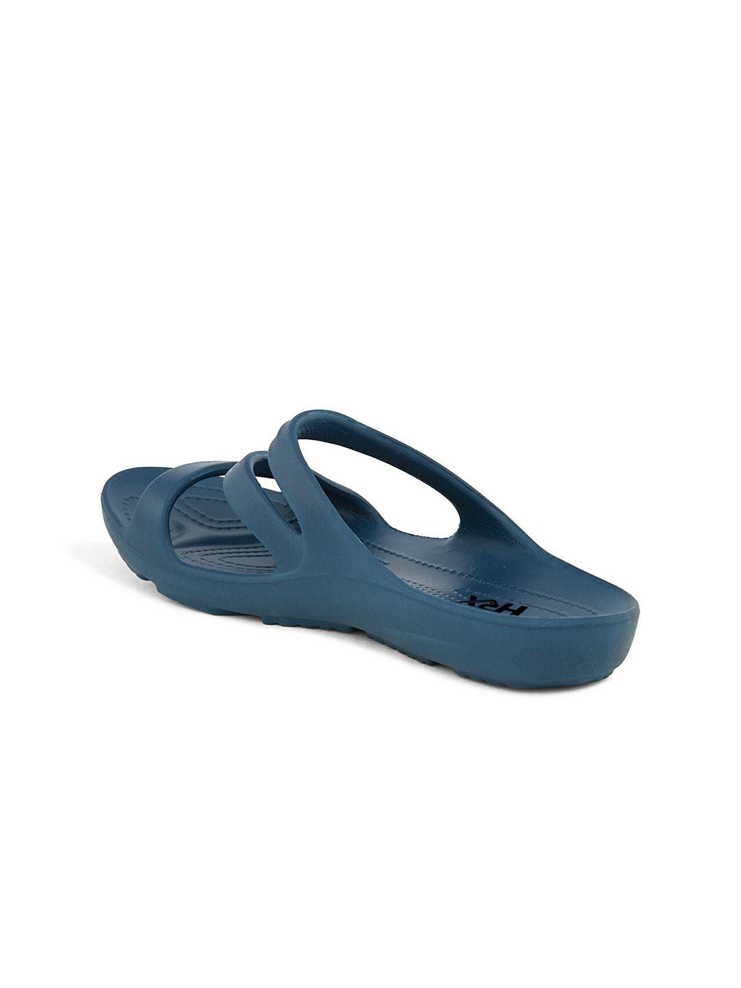 HRX by Hrithik Roshan Women Teal Blue Textured Sliders