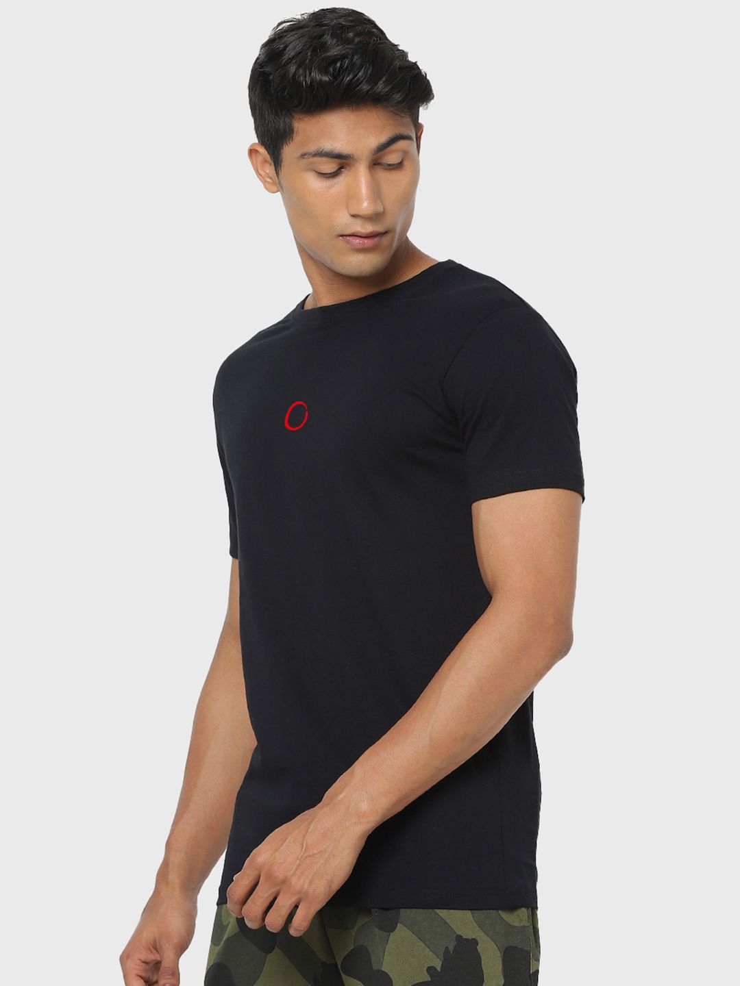 Bewakoof Men Black Typography Printed Pure Cotton T-shirt