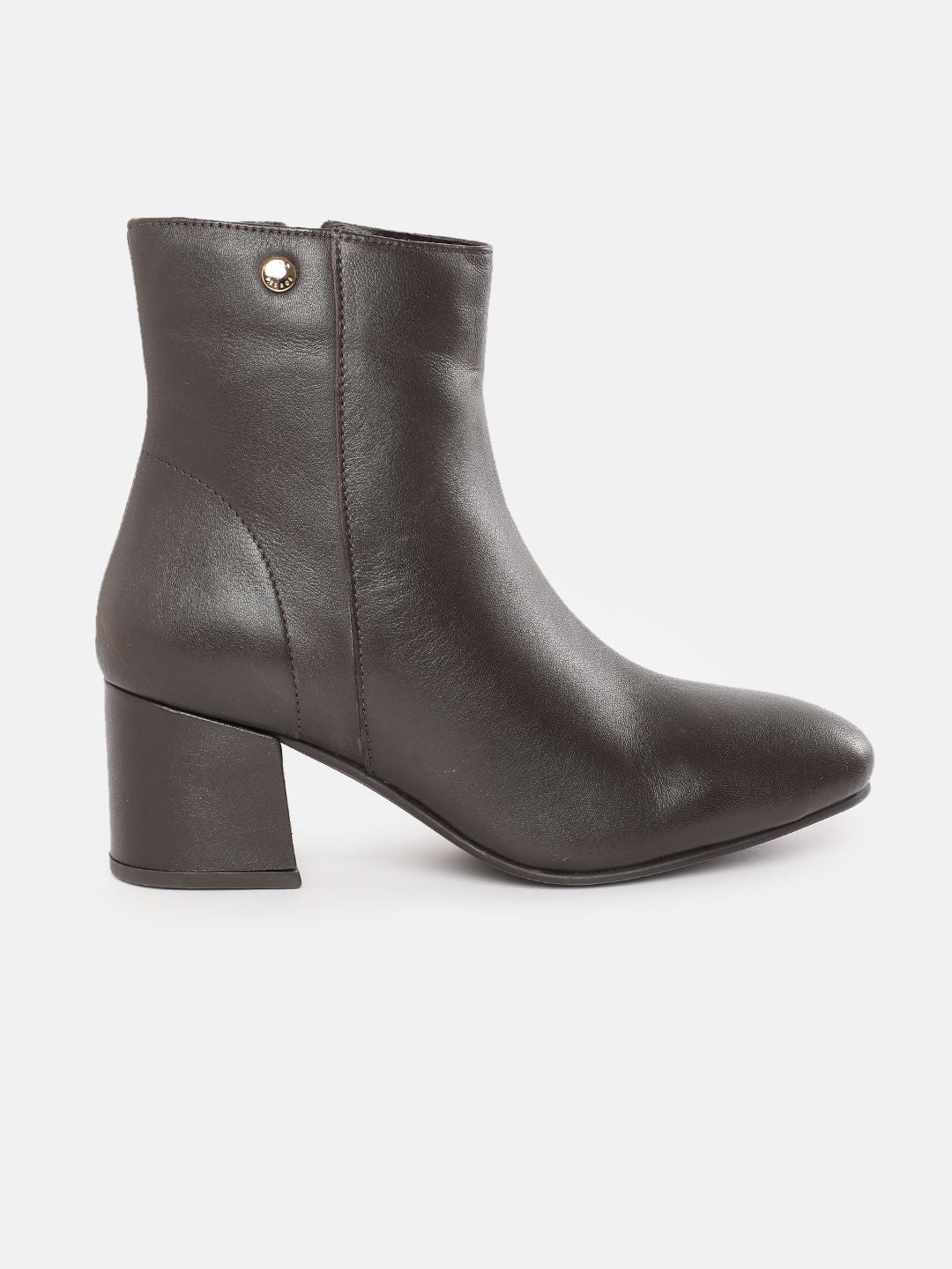 Lino Perros Women Mid-Top Block Heel Boots with Block Heels