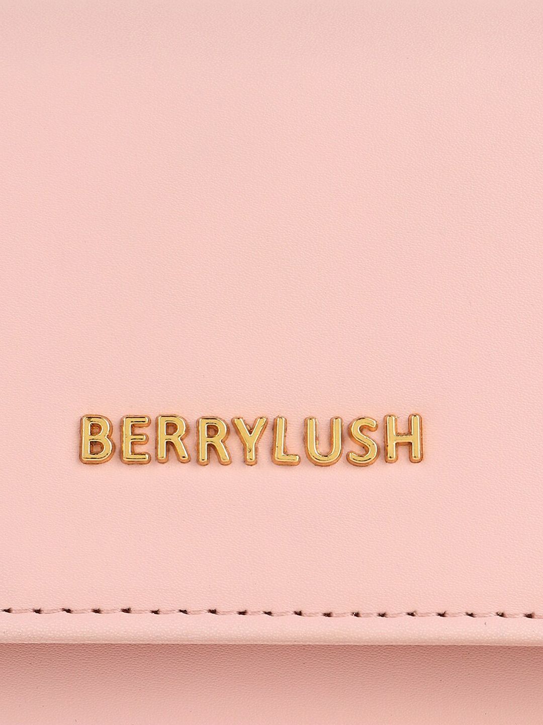 Berrylush Pink Structured Slling Bag